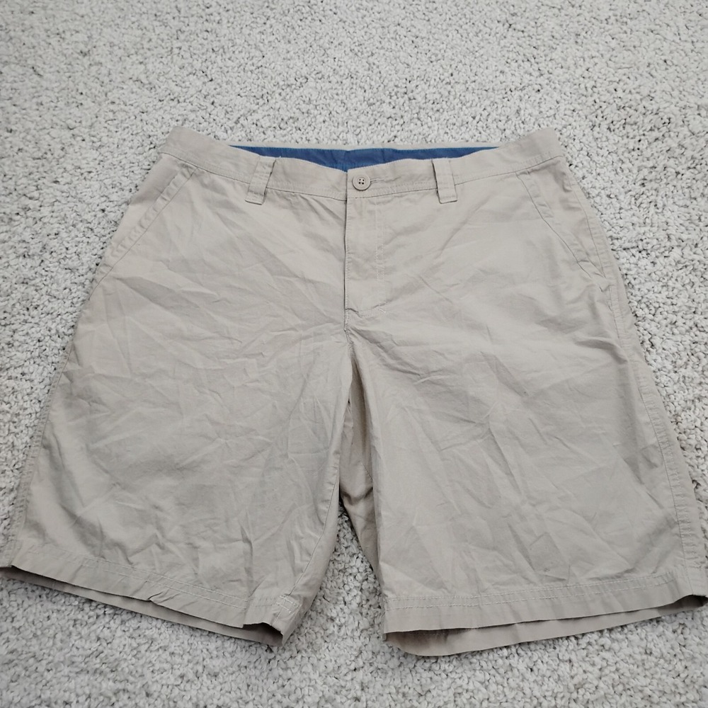 Columbia Shorts Mens 34 Beige Tan Hiking Outdoor Camping Lightweight Preppy A2